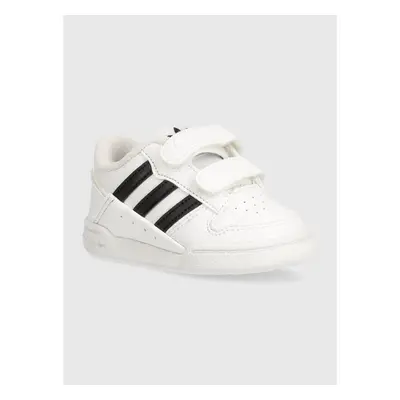 Dětské kožené sneakers boty adidas Originals bílá barva 92835230