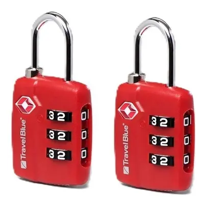 Travel Blue 2x TSA Lock Red 93027441