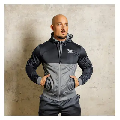 Pánská sportovní mikina Iron Aesthetics Half, navy&grey 74914337