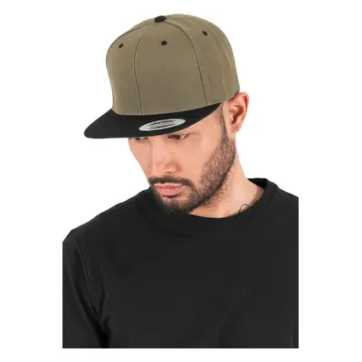 Flexfit Kšiltovky Classic Snapback černá/olivová 87553853