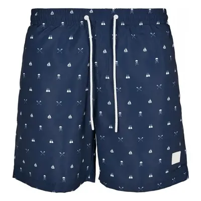 Pánské koupací šortky Urban Classics Pattern Swim Shorts - 53189566