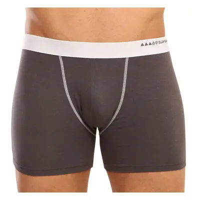 Pánské boxerky 69SLAM fit bamboo plain (MBWPLN-DG) 65627719