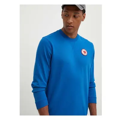 Bavlněná mikina Fjallraven 1960 Logo Badge Sweater pánská, hladká, 86413785