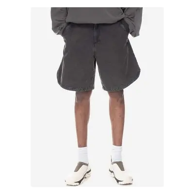 Bavlněné šortky A-COLD-WALL* Garment Dyed Panel Short ACWMB184 BLACK 89697905