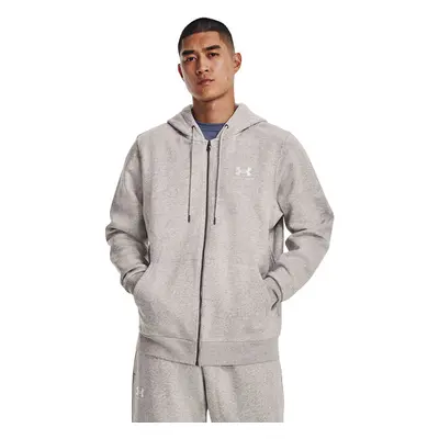 Mikina Under Armour Essential Fleece Fz Hood Ghost Gray Medium Heather 92089352