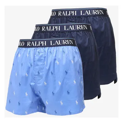 Trenky Ralph Lauren Stretch Cotton Three Slim Fit Boxers 3-Pack Blue L 94543993