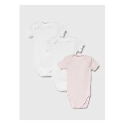 Bavlněné kojenecké body United Colors of Benetton 3-pack 83857673