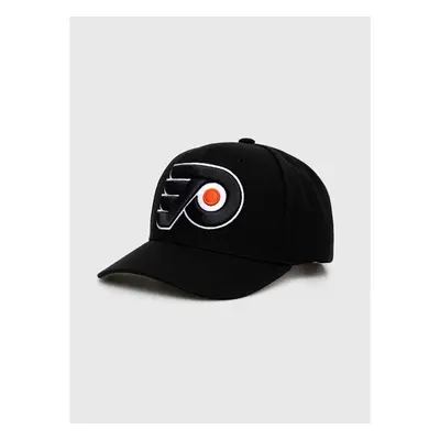 Kšiltovka Mitchell&Ness NHL PHILADELPHIA FLYERS černá barva, s 90319508