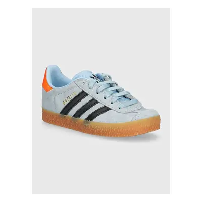 Dětské semišové sneakers boty adidas Originals GAZELLE C ID6554 95268800