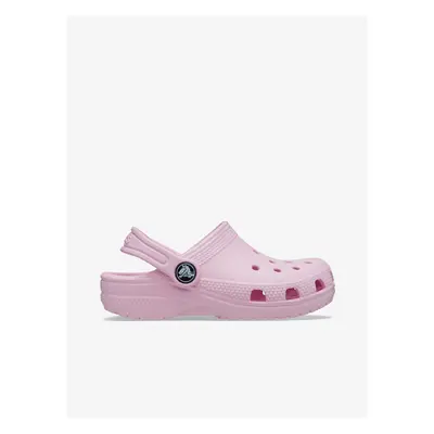 Světle růžové holčičí pantofle Crocs 95422479