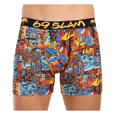 Pánské boxerky 69SLAM fit grafitty dylan (MBYGFT-PO) 88298643