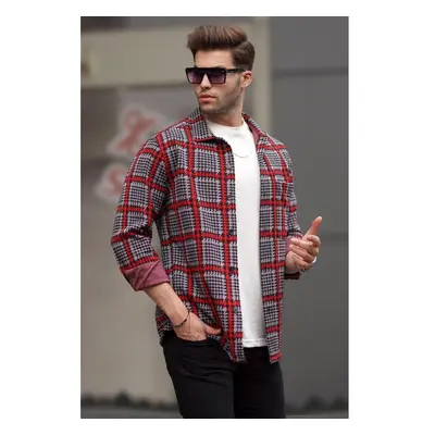 Madmext Mens Red Plaid Lumberjack Shirt 6715 91288207