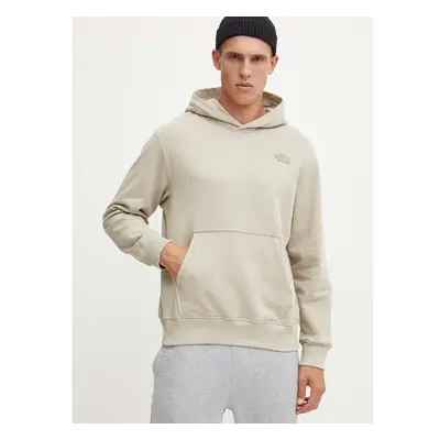 Bavlněná mikina The North Face Natural Dye Hoodie pánská, béžová barva 95223790