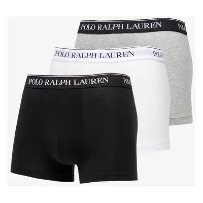 Boxerky Polo Ralph Lauren Stretch Cotton Classic Trunks Grey/ White/ 95340556