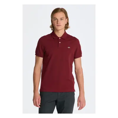 POLOKOŠILE GANT REG SHIELD SS PIQUE POLO PLUMPED RED 84606159