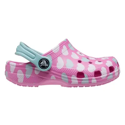 Dětské boty Crocs CLASSIC EASY ICON růžová 68220707