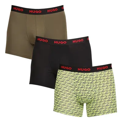 3PACK pánské boxerky HUGO vícebarevné (50510192 321) 90375527