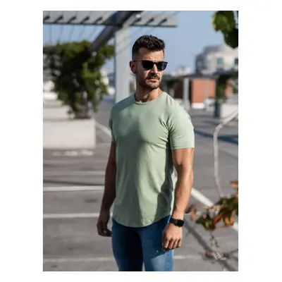 TallGuys Pánské prodloužené tričko | óčko | Light green 83091530