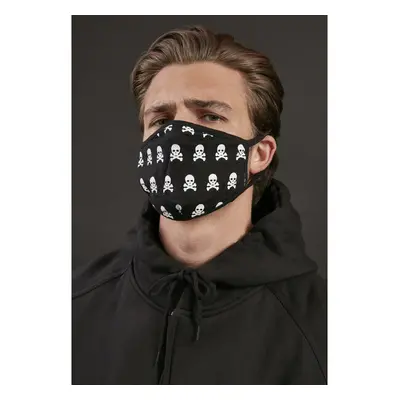 Mister Tee Skull Face Mask 2-Pack black/white 87529279