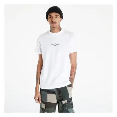 Tričko FRED PERRY Embroidered T-Shirt White M 90057246