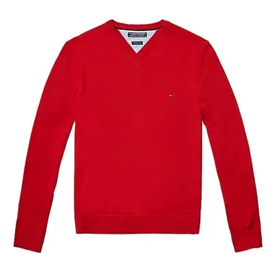 Sweater - TOMMY HILFIGER PACIFIC V-NK red 95271526