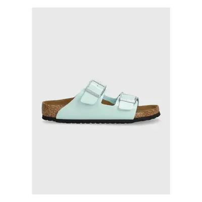 Dětské pantofle Birkenstock Arizona Kids BF tyrkysová barva 89161669