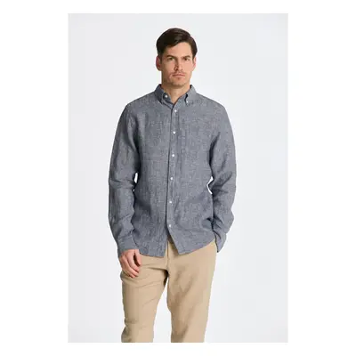 KOŠILE GANT REG LINEN SHIRT MARINE 80514415