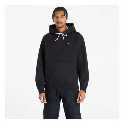 Mikina Nike Solo Swoosh Mens Fleece Pullover Hoodie Black/ White XS 85976248