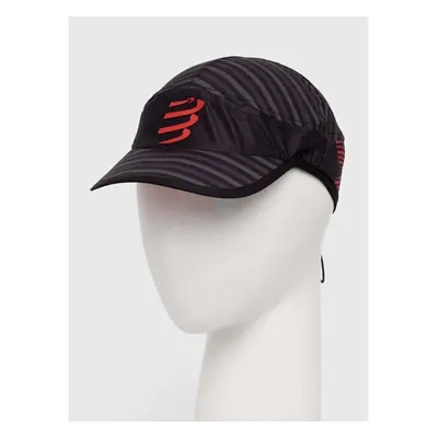 Kšiltovka Compressport Pro Racing Cap černá barva, vzorovaná, CU00003B 91669218