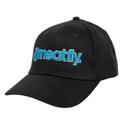 Kšiltovka Meatfly Brand Flexfit černá/modrá 96171279