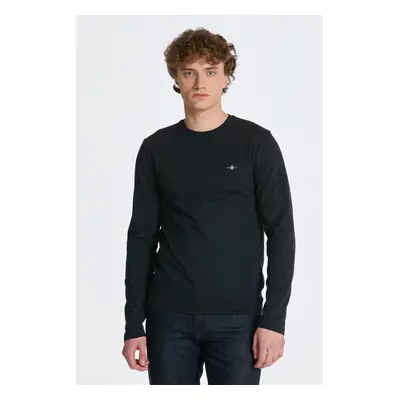 TRIČKO GANT SLIM SHIELD LS T-SHIRT BLACK 84606480