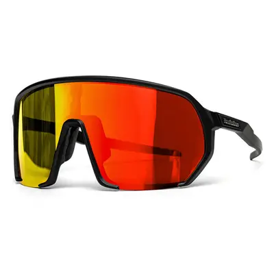 Sluneční brýle Horsefeathers Archie Bike Sunglasses Black/ Mirror Red 92438582