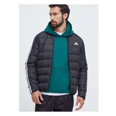 Péřová bunda adidas pánská, černá barva, zimní 86064707