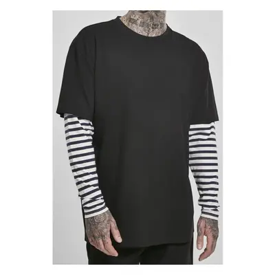 URBAN CLASSICS Oversized Double Layer Striped LS Tee 71844121