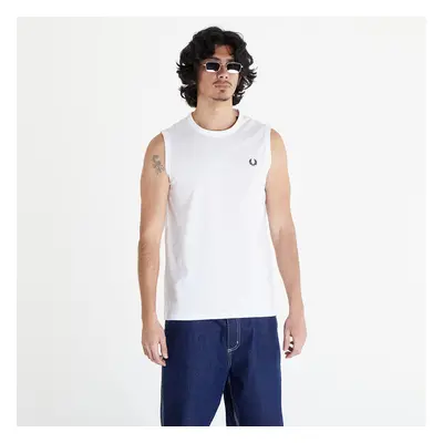 Tílko FRED PERRY Crew Neck Vest White 89275015