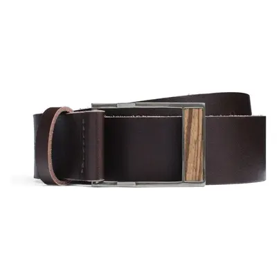 BeWooden Kožený opasek Linea Belt, pánský 18278179