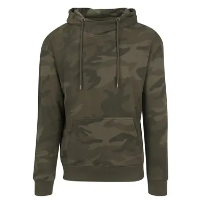 URBAN CLASSICS High Neck Camo Hoody - olive camo 71843512