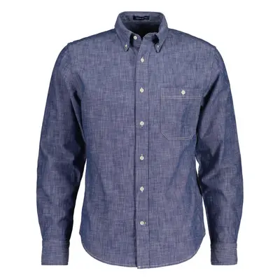 KOŠILE GANT REG UT CHAMBRAY SHIRT INDIGO BLUE 75576865