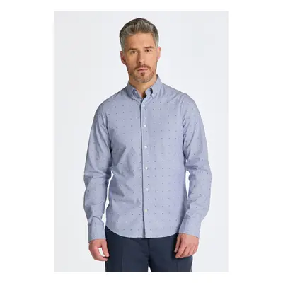 KOŠILE GANT SLIM FIL A FIL COUPE SHIRT COLLEGE BLUE 84606358