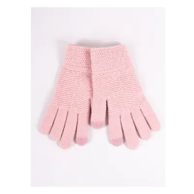 Yoclub Kidss Girls Five-Finger Touchscreen Gloves RED-0085G-005C-003 74836881