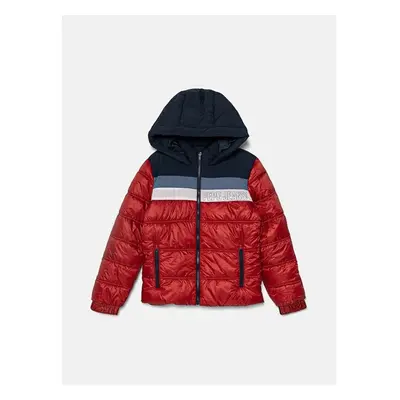 Dětská bunda Pepe Jeans OLDEN červená barva, PB401284 95652531