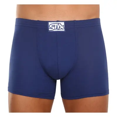 Pánské boxerky Styx long klasická guma modré (F968) 46429218