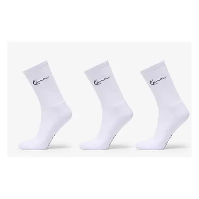 Ponožky Karl Kani Signature Socks 3-Pack White 39-42 93040525