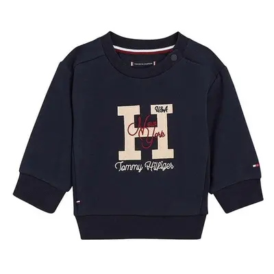 Kojenecká tepláková souprava Tommy Hilfiger tmavomodrá barva 86177789