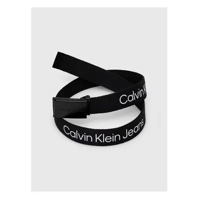 Dětský pásek Calvin Klein Jeans černá barva 87004960