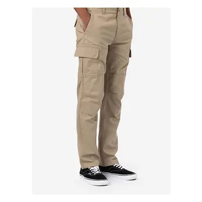 Bavlněné kalhoty Dickies béžová barva, jednoduché, DK0A4XDUKHK-BROWN 87952687