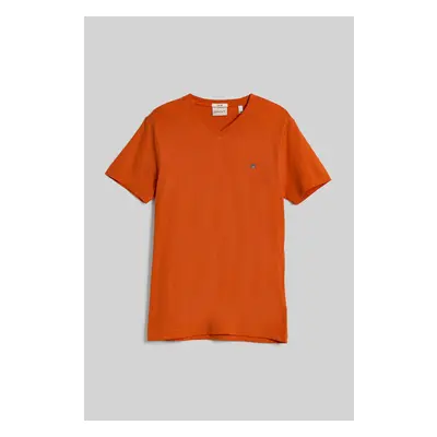 TRIČKO GANT SLIM SHIELD V-NECK T-SHIRT PUMPKIN ORANGE 89791921