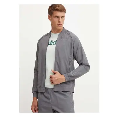 Bunda adidas Originals pánská, šedá barva, přechodná, IZ2112 95052535