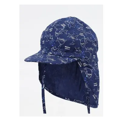 Yoclub Kidss Boys Summer Cap With Neck Protection CLE-0118C-A100 Navy 91721746