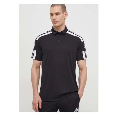 Tréninkové polo tričko adidas Performance Squadra 21 černá barva, s 66286225